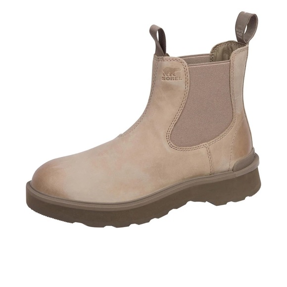 SOREL NWT women’s hi-line Chelsea omega taupe‎ major boots size 8.5 - Picture 1 of 9